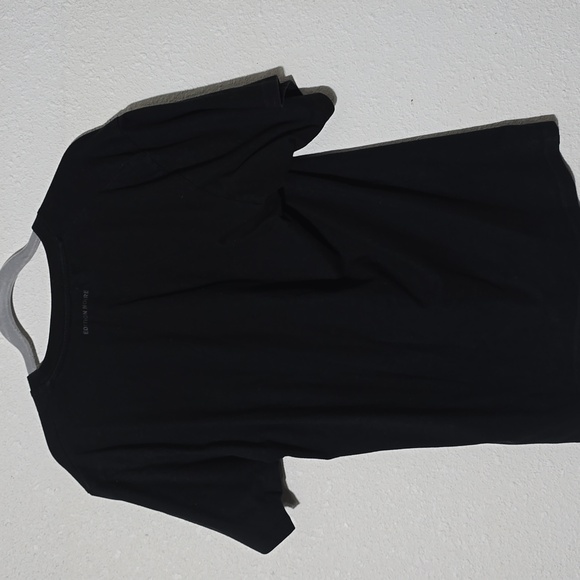 Black cotton T-shirt with Black logo - Picture 4 of 5